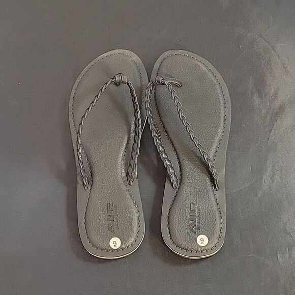 BRAND NEW AIR BALANCE BRAIDED STRAP DETAILS SLIP-ON FLAT SANDAL - Picture 10 of 13